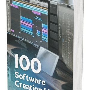100 Software Creation Ideas ebook cover - digital innovation toolkit for developers.