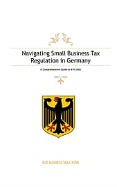 §19 UStG VAT Guide: German Small Business Tax Exemption | BJZ Design German VAT exemption flowchart – §19 UStG compliance guide